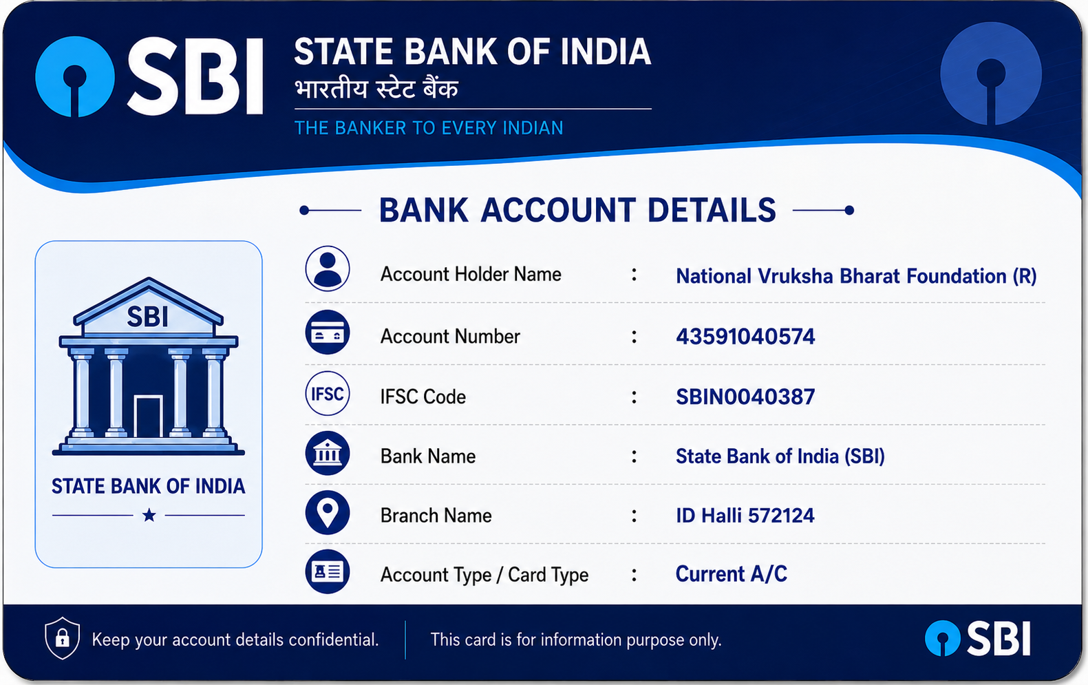 Bank Account Details